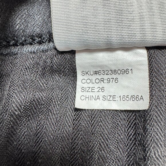 ABERCROMBIE & FITCH Distressed Simone High Rise Skinny Ankle Jeans Size 26 / 2 - Picture 4 of 5